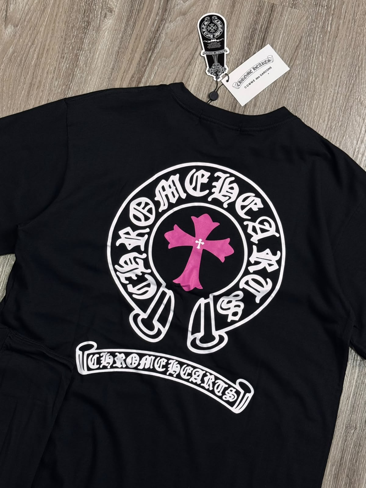 CAMISETA CHROME HEARTS PINK - PRETA – Boneti Store | Oficial