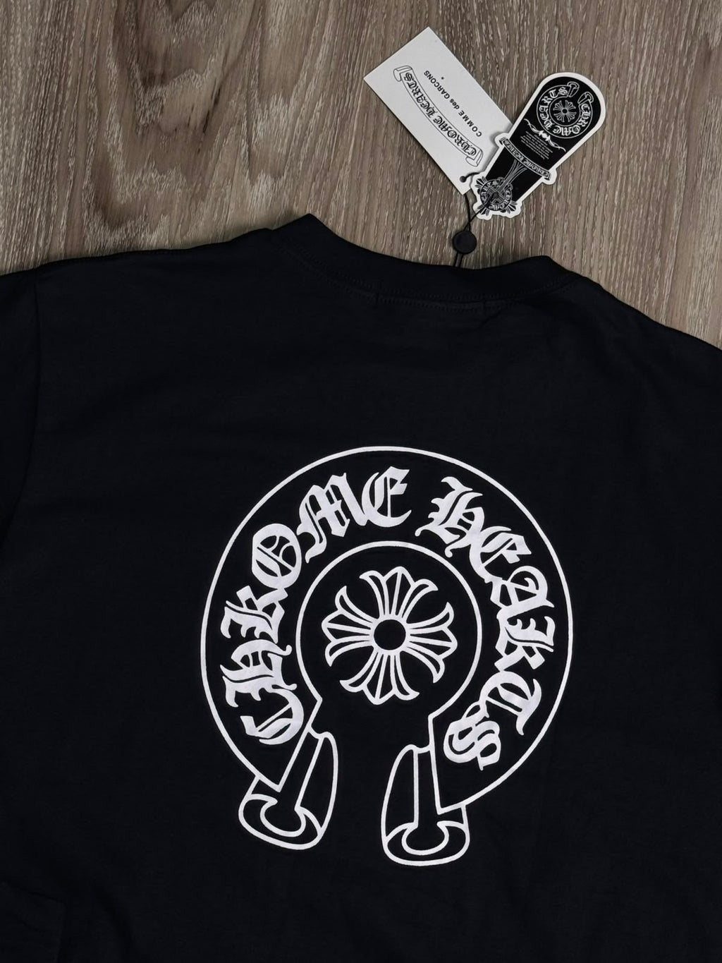 CAMISETA CHROME HEARTS LOGO CLASSIC - PRETA