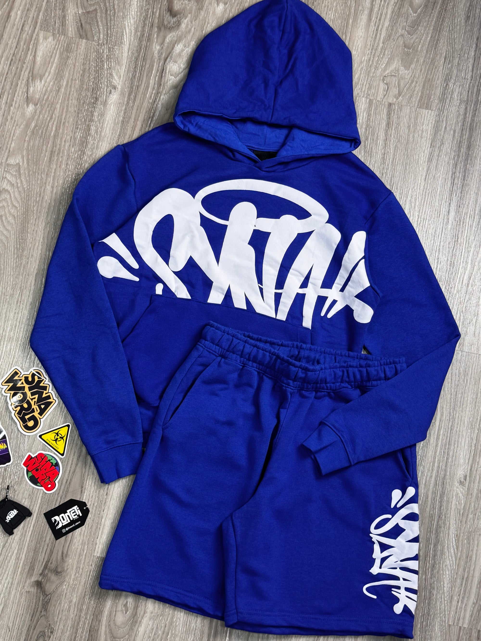 CONJUNTO SYNA WORLD MOLETOM - AZUL