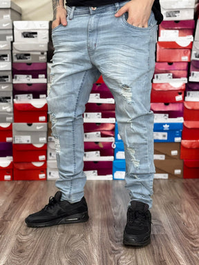 CALÇA JEANS CLARO SKINNY CITY DENIM - 303
