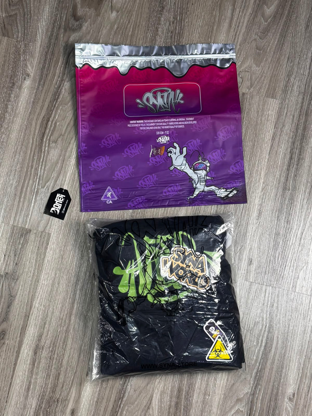 CONJUNTO SYNA WORLD WINTER MOLETOM - BLACK GREEN