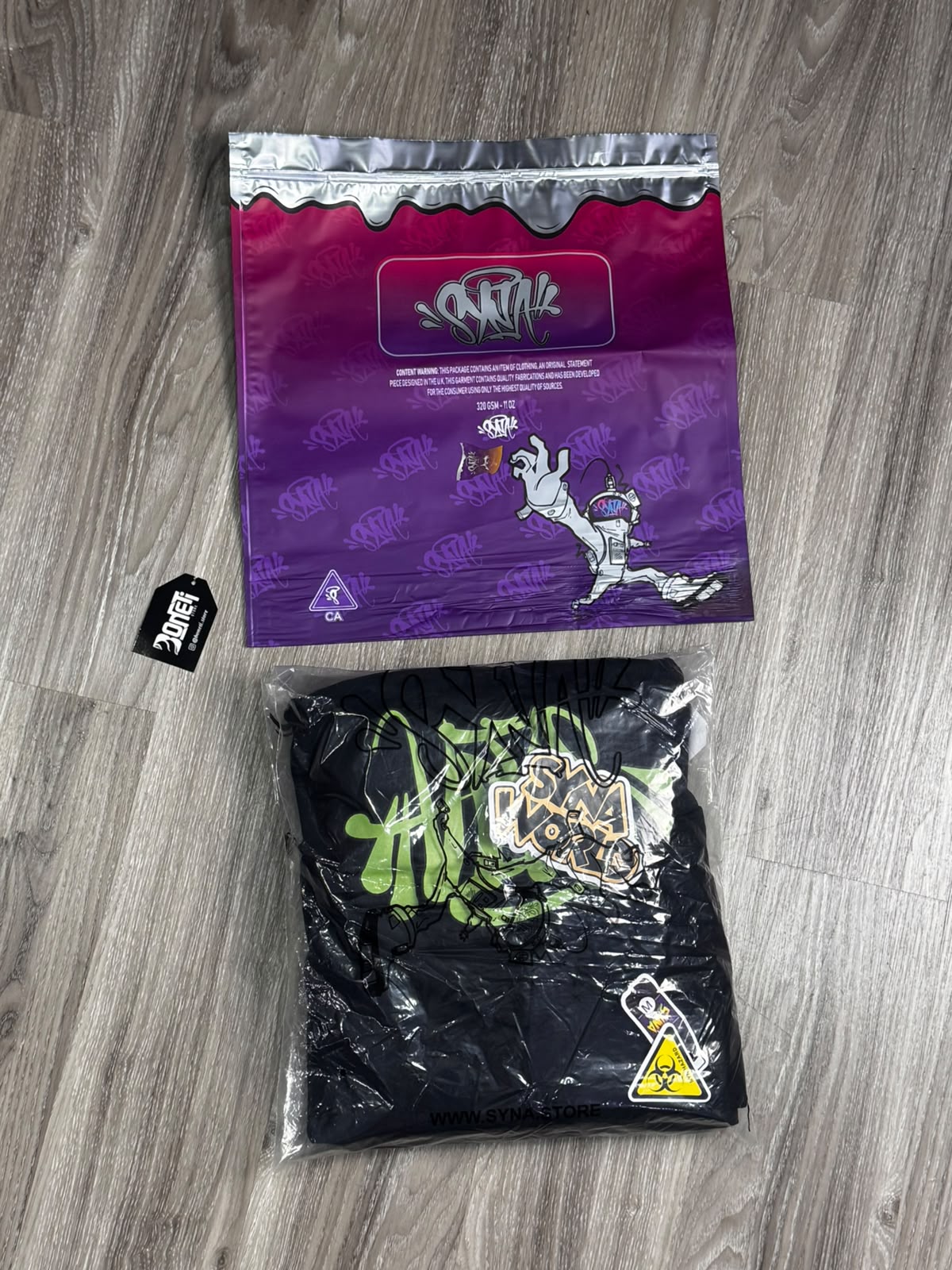 CONJUNTO SYNA WORLD WINTER MOLETOM - BLACK GREEN