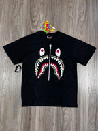 CAMISETA BAPE SHARK MULTI COLOR - PRETA