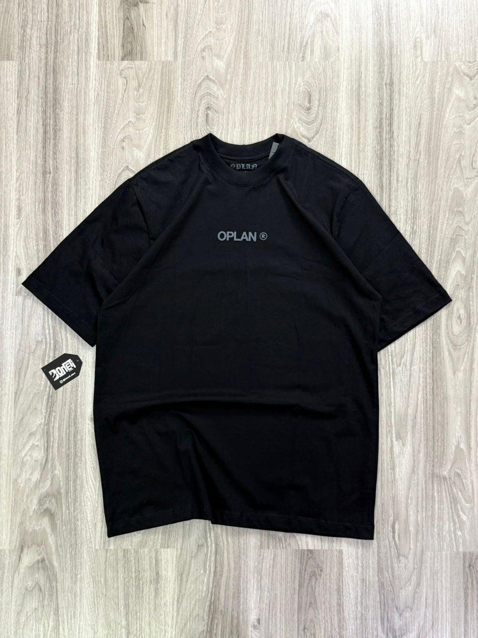 CAMISETA OVERSIZED OPLAN BASIC - PRETA