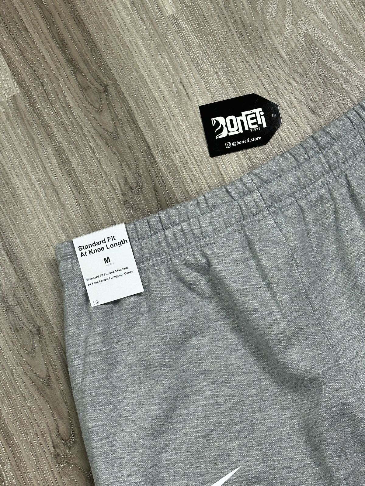 SHORTS MOLETOM NK BIG SWOOSH TM - CINZA