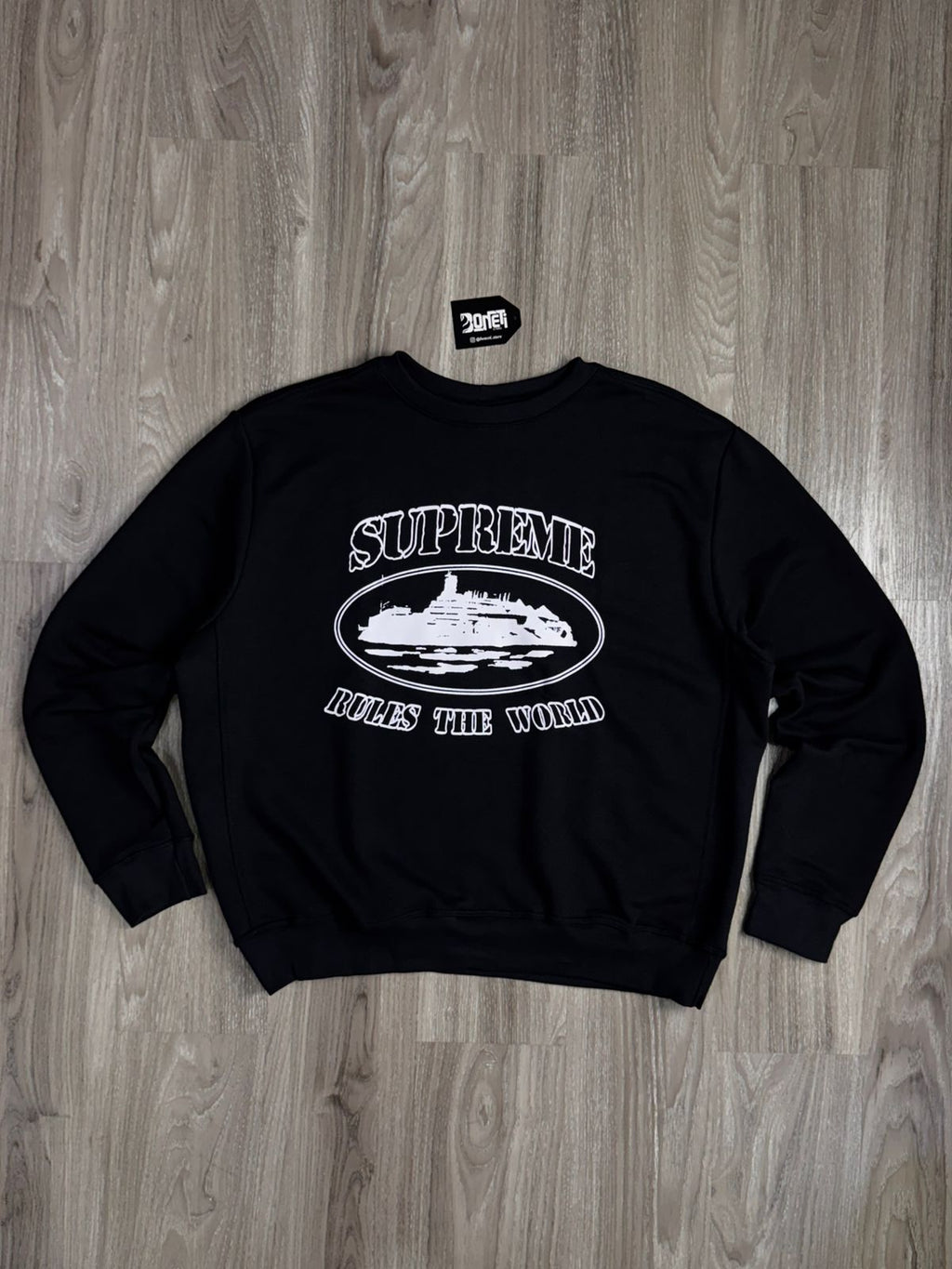 MOLETOM CARECA SUP X CORTEIZ - PRETO