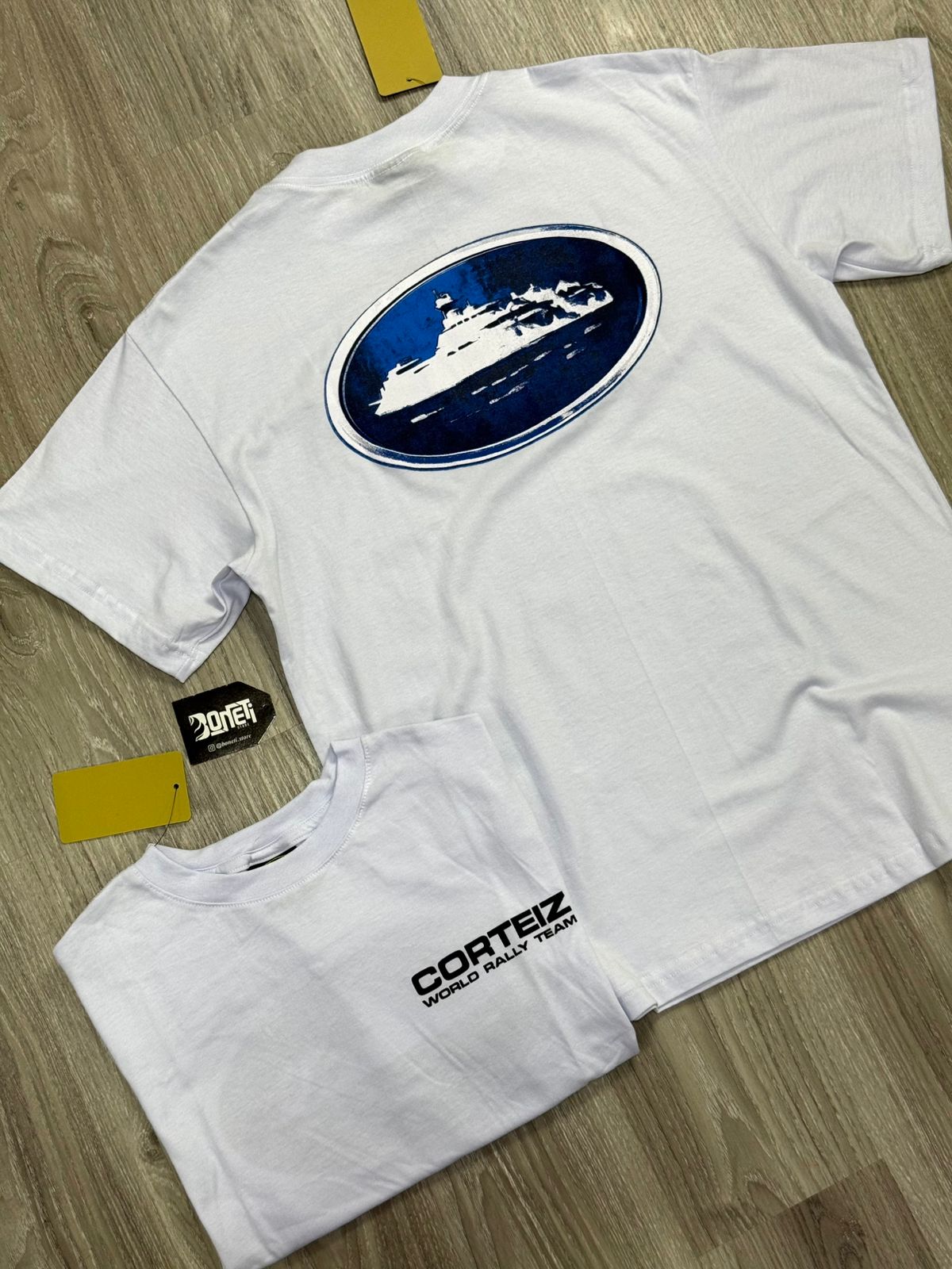 CAMISETA CORTEIZ WORLD RALLY - BRANCA