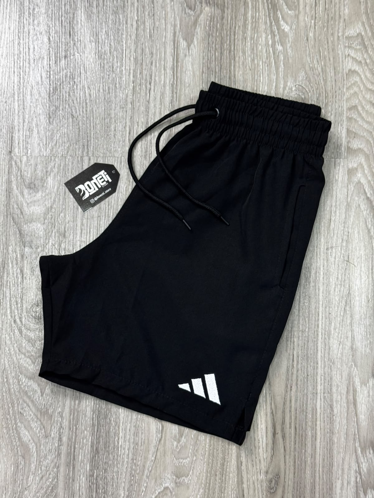 SHORTS TACTEL ADD ESSENTIALS BASIC - PRETO