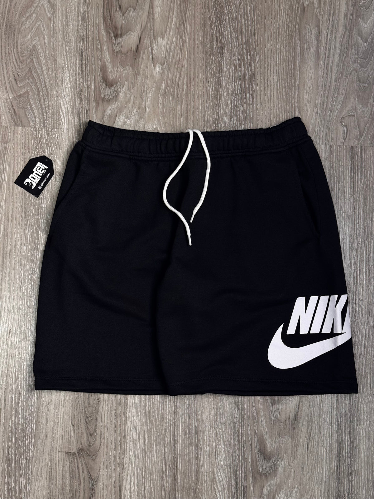 SHORTS MOLETOM NK ICON 02 - PRETO