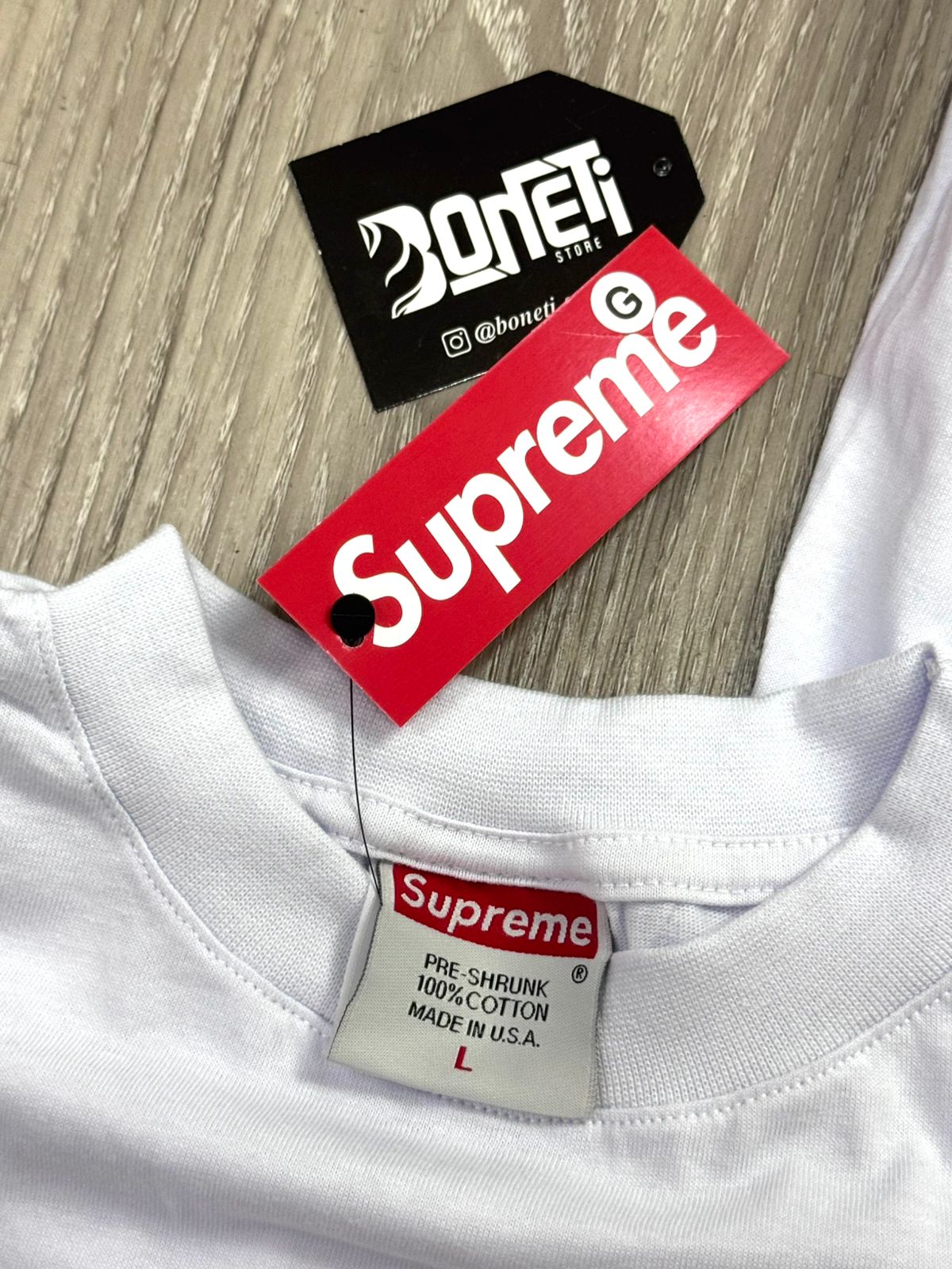 CAMISETA SUP BOX LOGO BEAUTIFUL PLACE - BRANCA