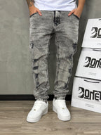 CALÇA JEANS SKINNY CINZA CITY DENIM - 6597