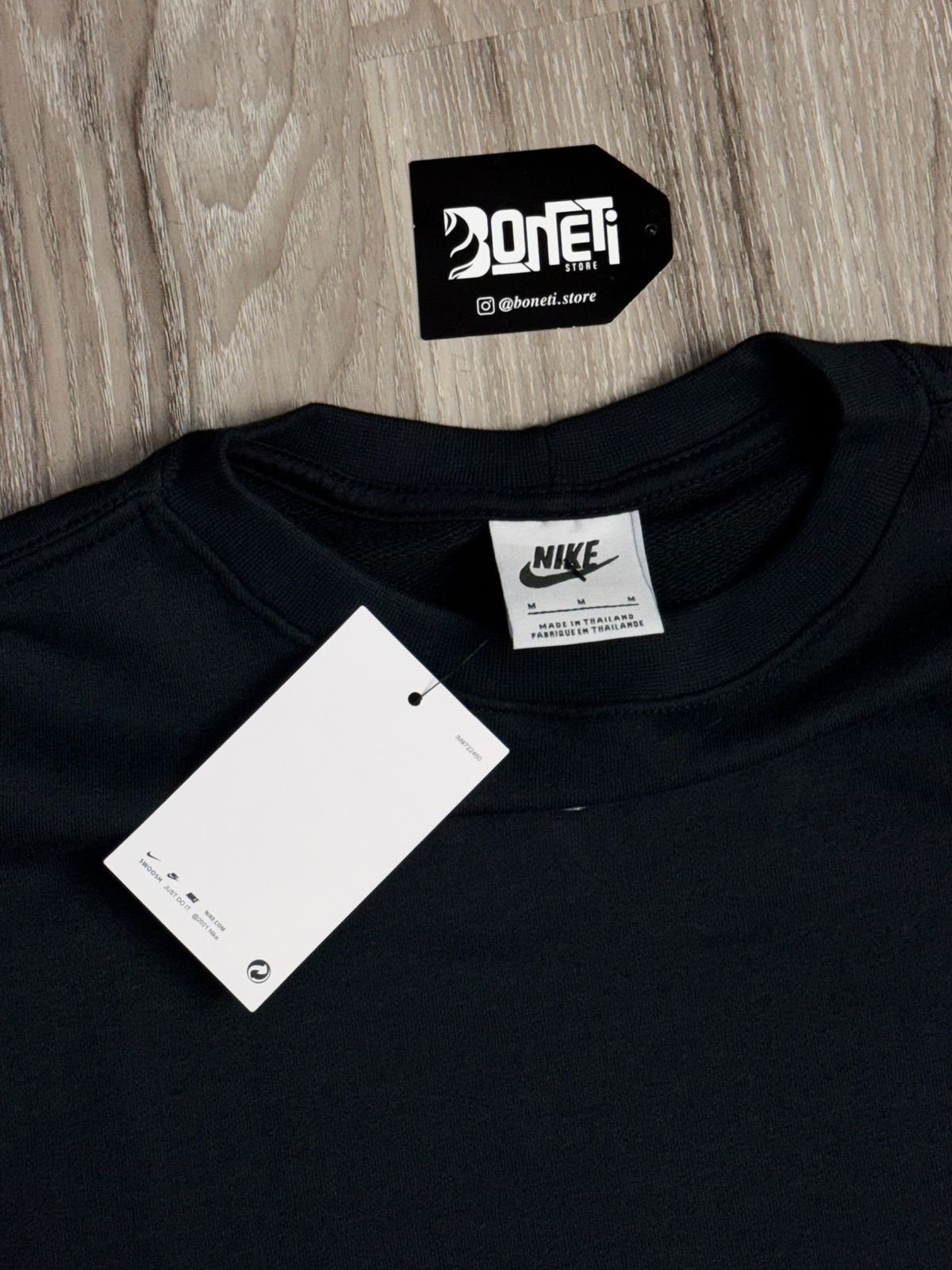 MOLETOM CARECA NK ESSENTIALS  - PRETO