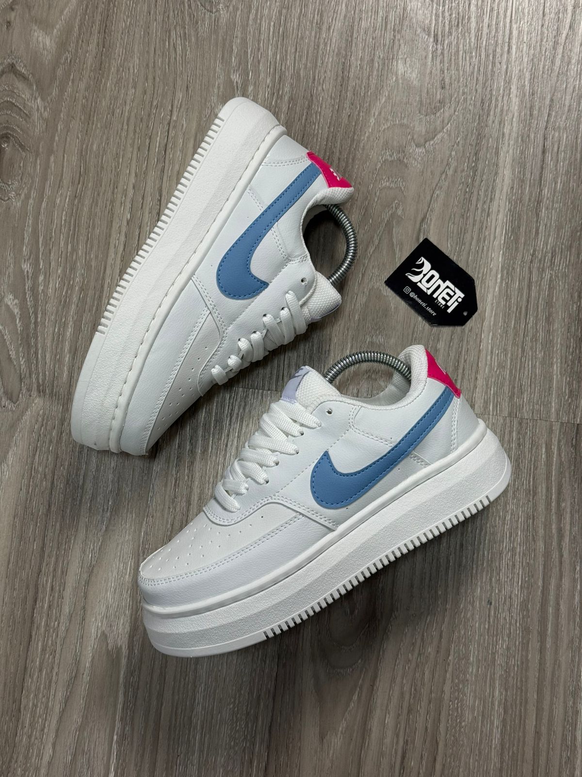 TÊNIS NK COURT VISION - GREY BLUE PINK