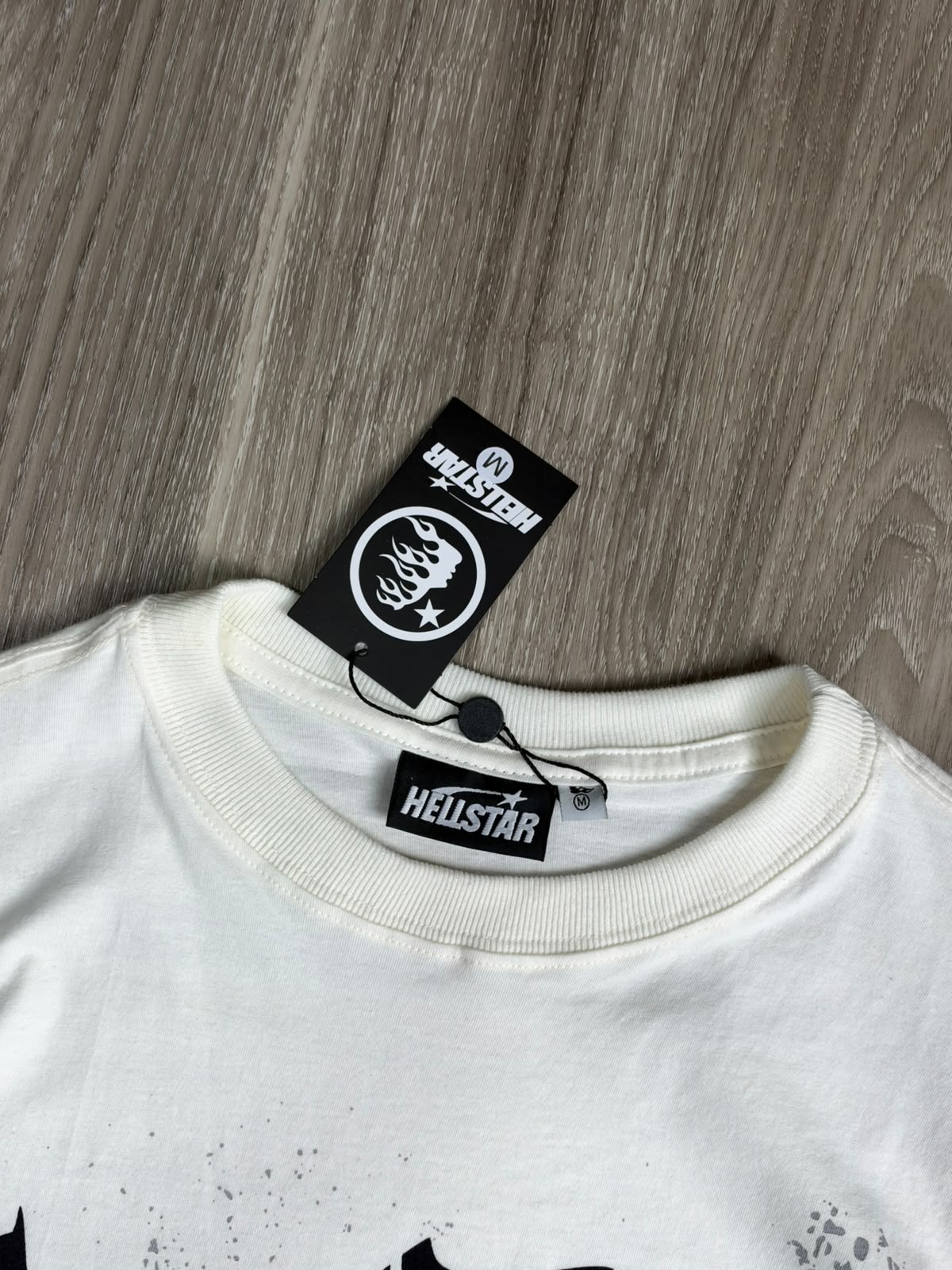 CAMISETA HELLSTAR THORN GLITTER - OFFWHITE