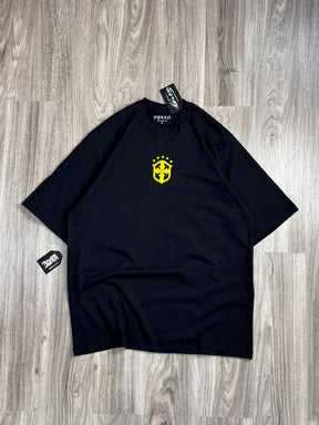 CAMISETA OVERSIZED OPLAN ICONS - PRETA