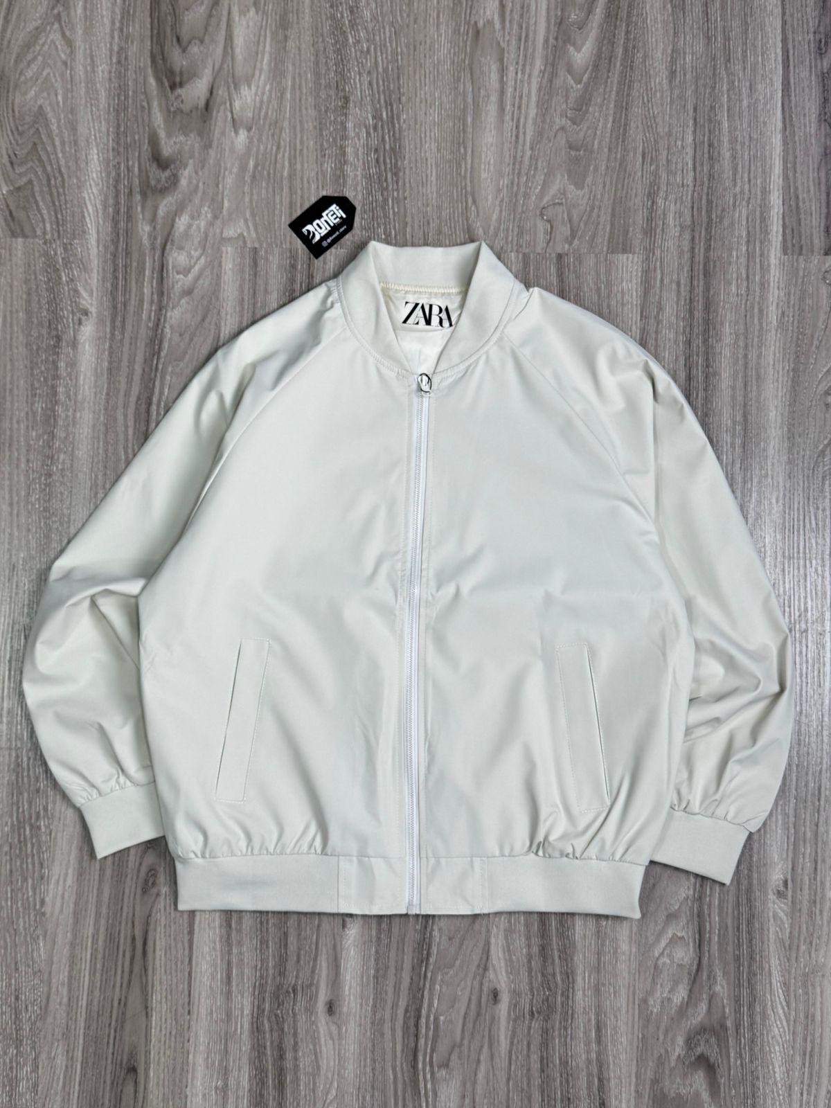 JAQUETA BOMBER ZARA - CREME