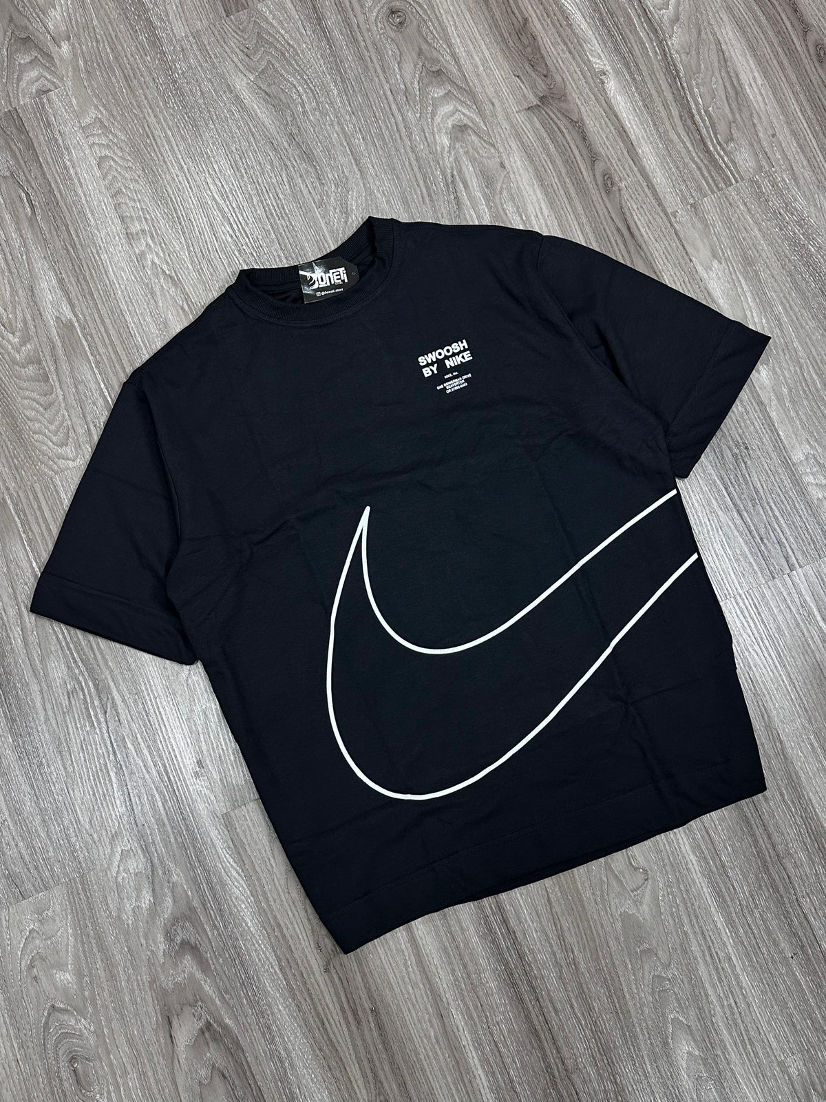 CAMISETA OVERSIZED NK BIG SWOOSH - PRETO