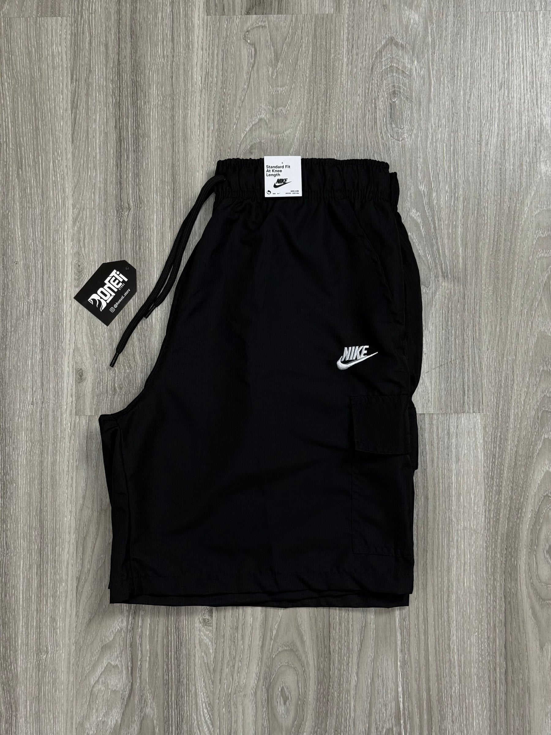 SHORTS RIP STOP CARGO NK CLUB - PRETO