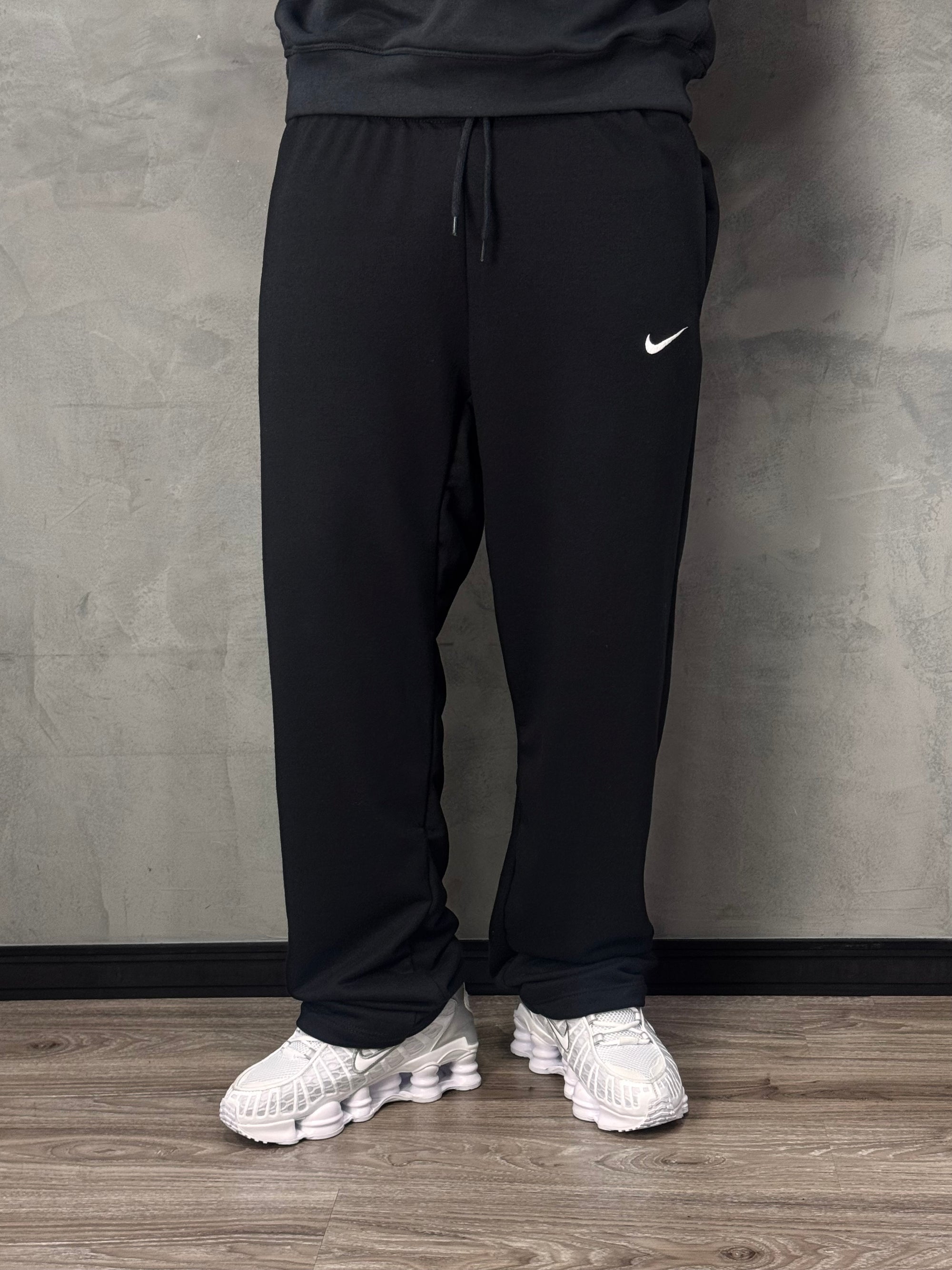 CALÇA MOLETOM NK SPORTSWEAR RETA - PRETA