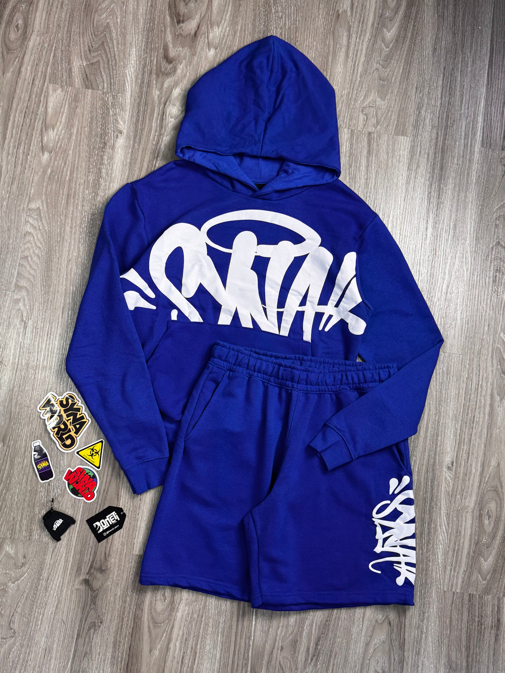 CONJUNTO SYNA WORLD MOLETOM - AZUL