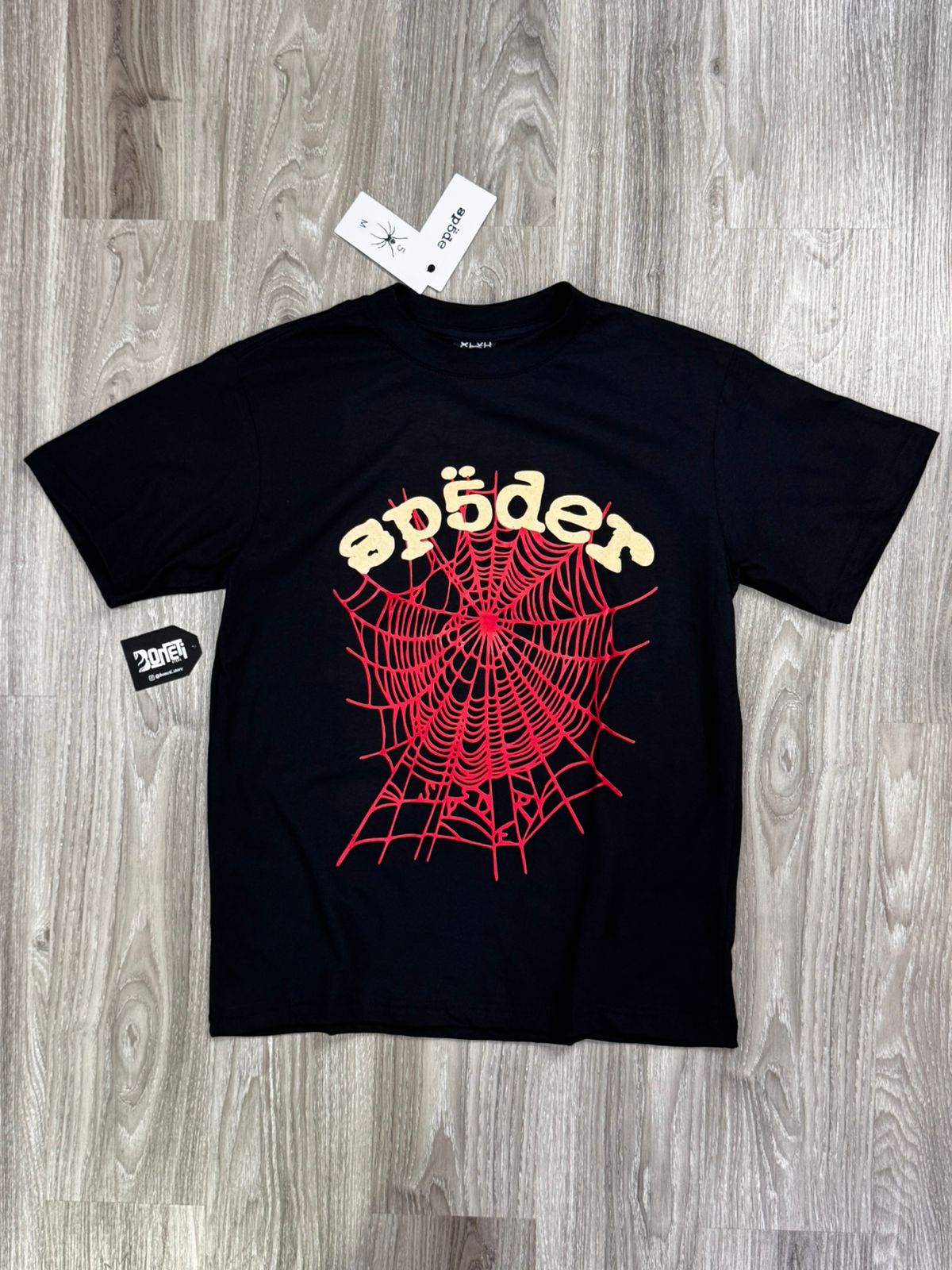 CAMISETA SP5DER WEB - BLACK RED