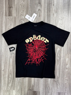 CAMISETA SP5DER WEB - BLACK RED
