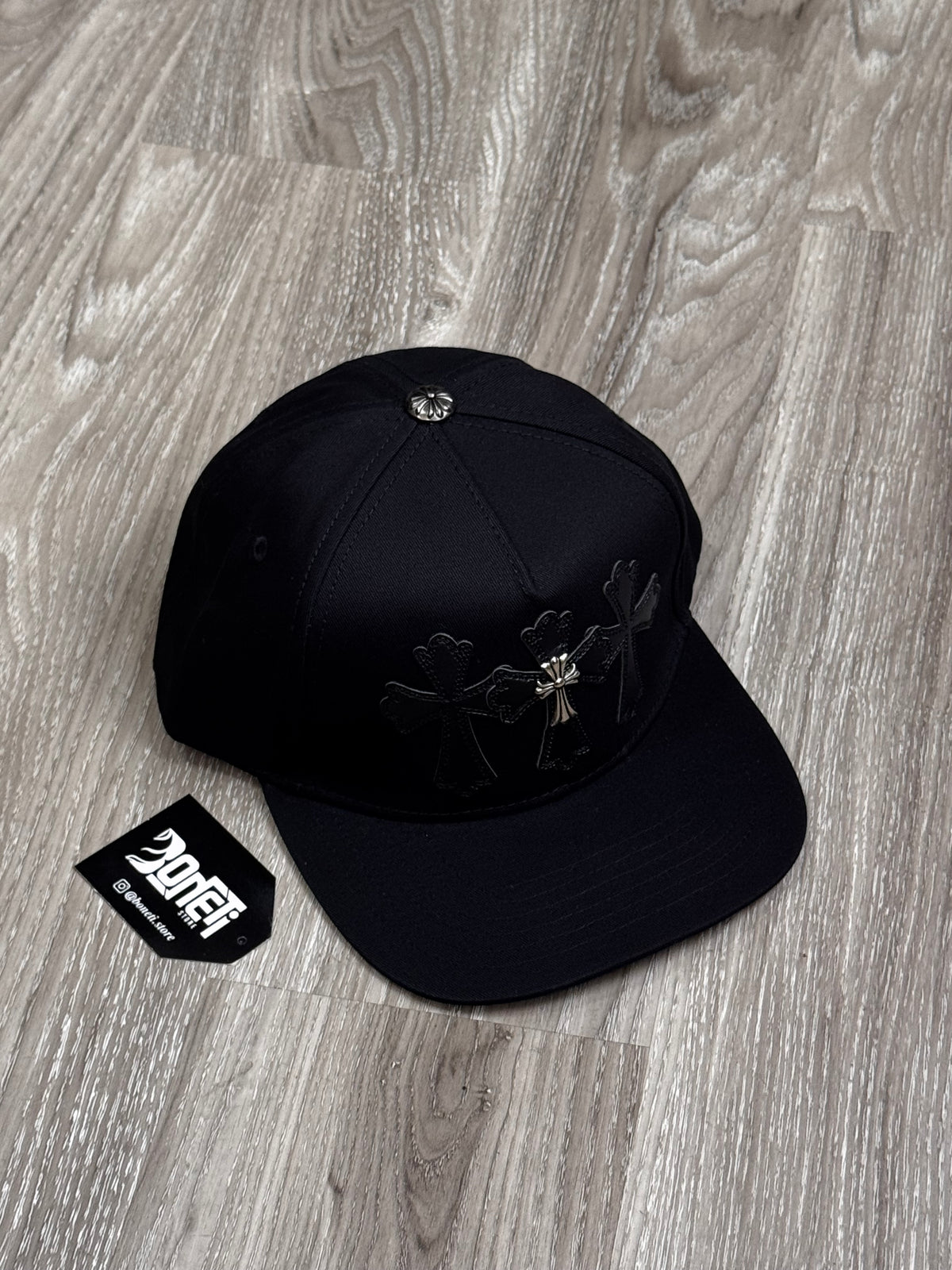 BONÉ CHROME HEARTS CEMETERY TRUCKER - PRETO