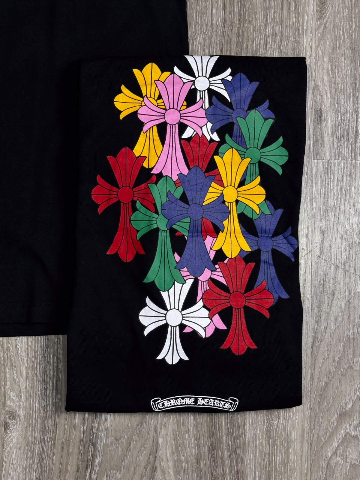 CAMISETA CHROME HEARTS FLORAL - PRETA