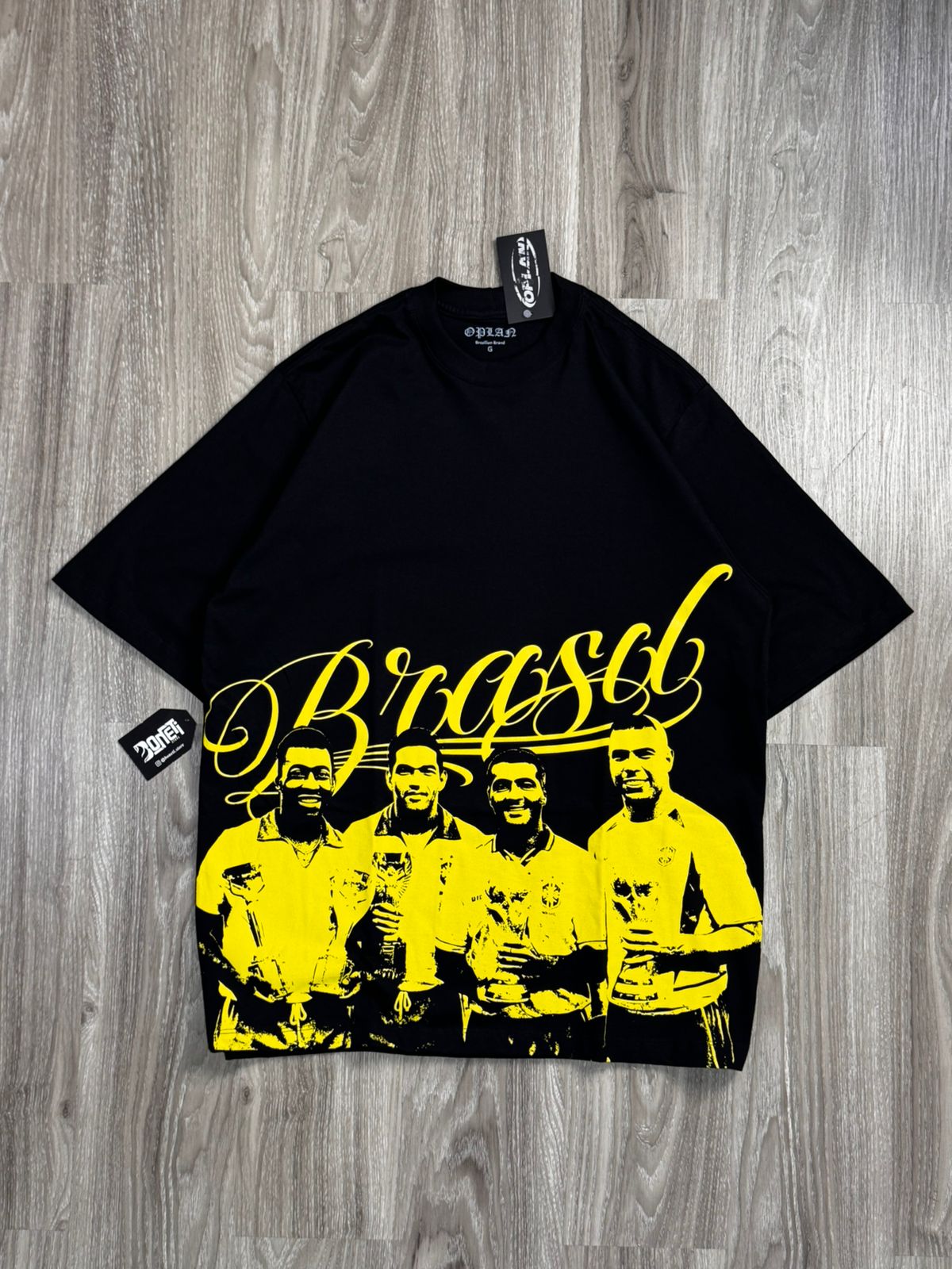 CAMISETA OVERSIZED OPLAN LEGENDS - PRETA