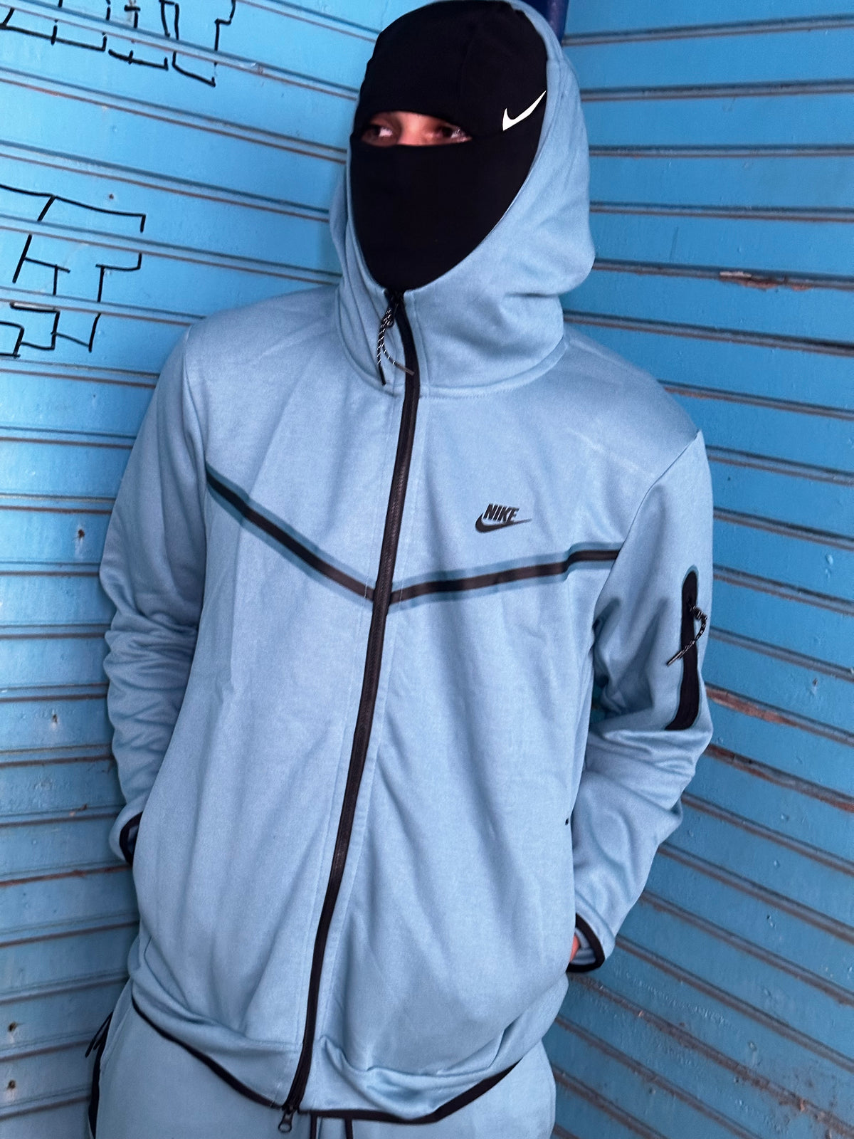 CONJUNTO TECH FLEECE NK - AZUL
