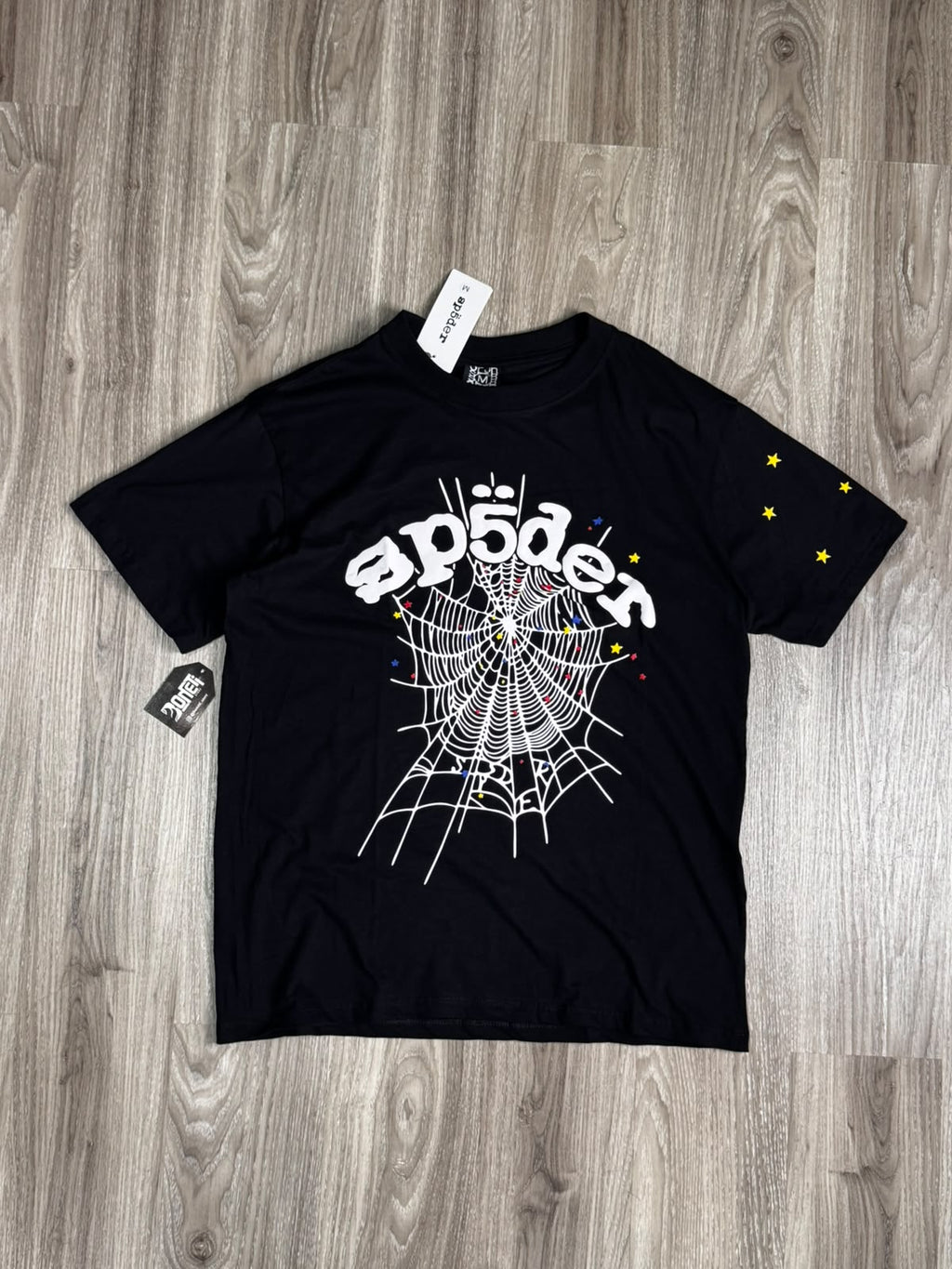 CAMISETA SP5DER OG WEB - BLACK WHITE