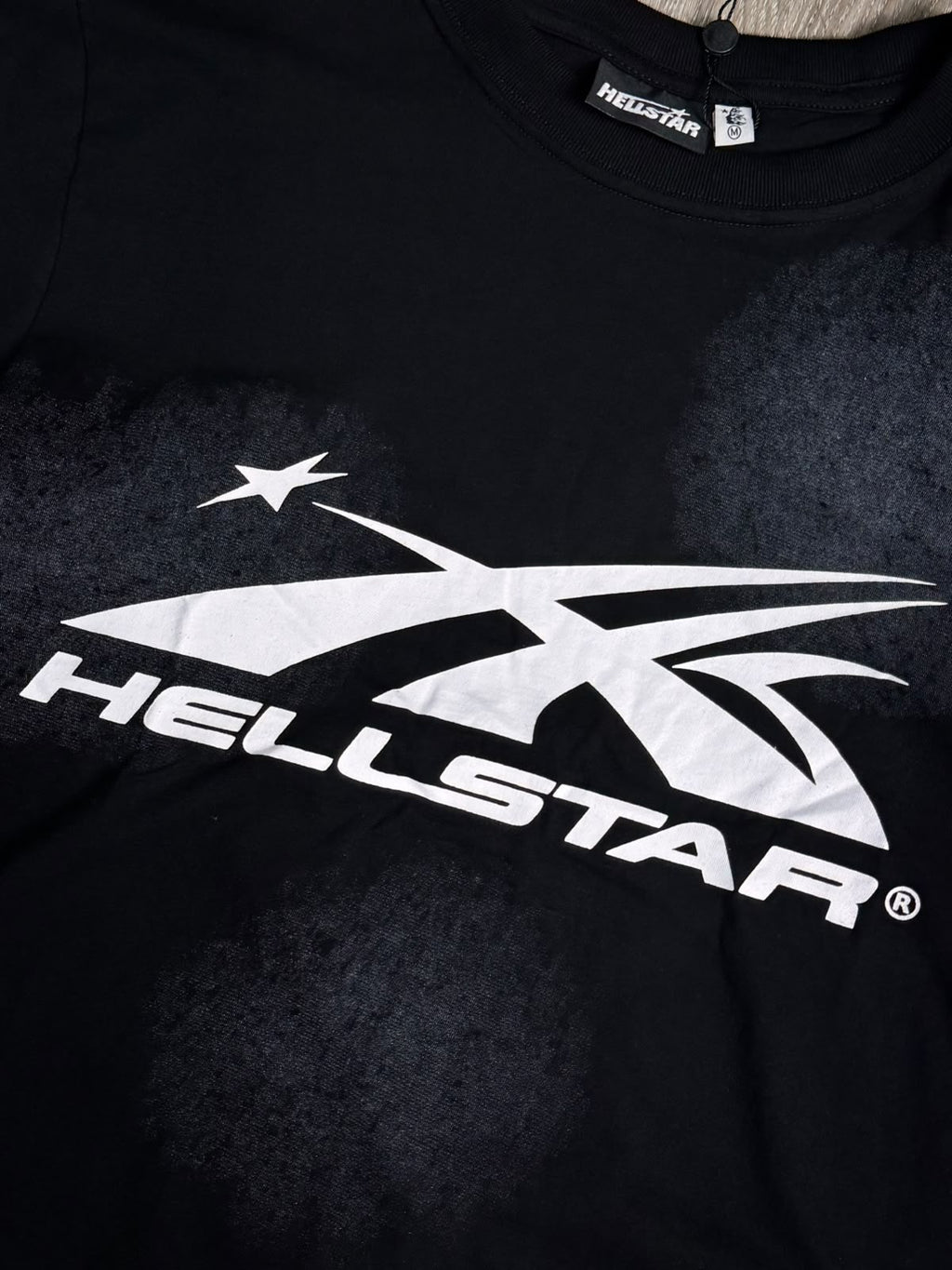 CAMISETA HELLSTAR WASHED - BLACK