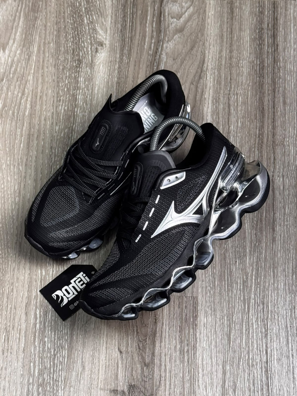 TÊNIS MZN WAVE PROPHECY 15 - BLACK METALLIC