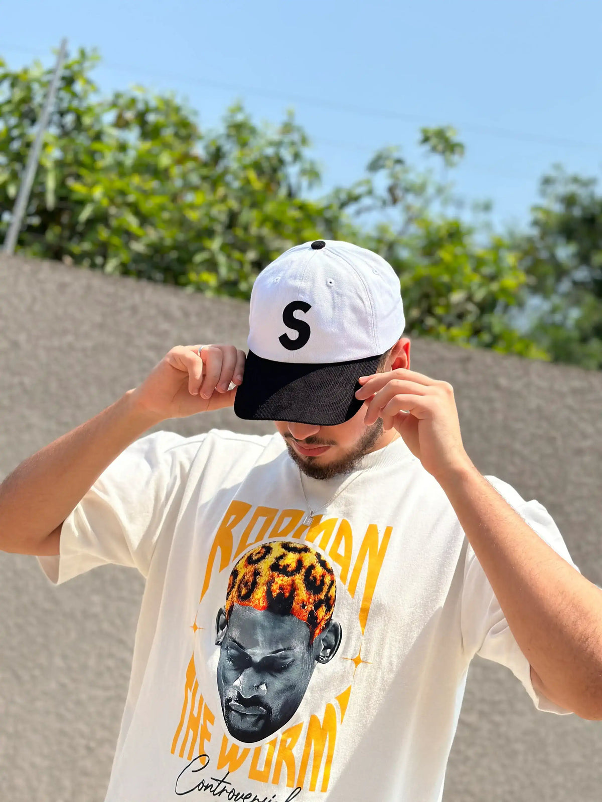 BONÉ SUP 2 - TONE S LOGO - PRETO E BRANCO