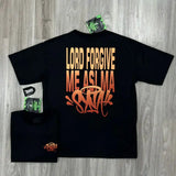 CAMISETA SYNA LORD FORGIVE - BLACK ORANGE