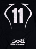 CAMISETA HELLSTAR WARM UP - PRETA