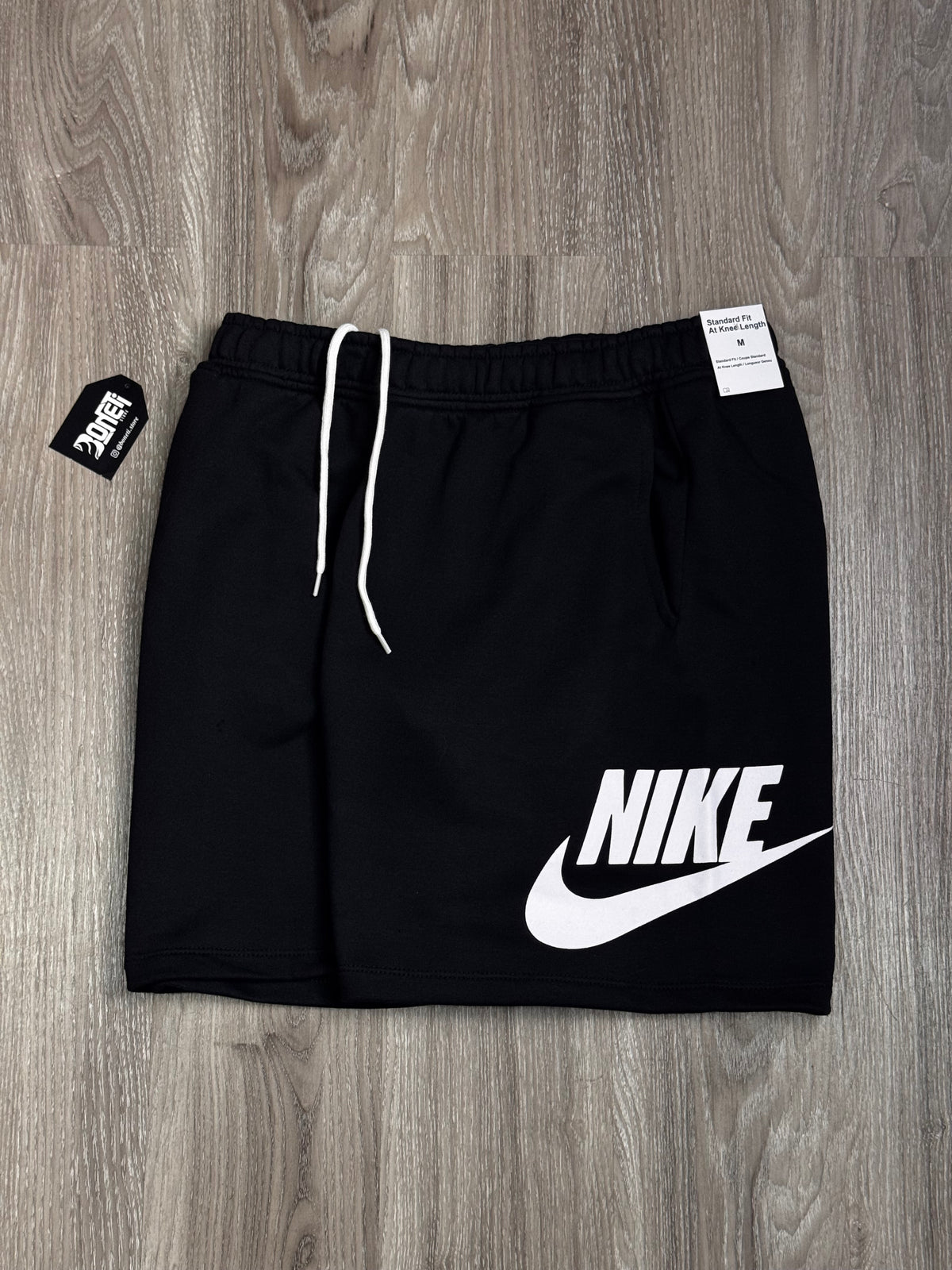 SHORTS MOLETOM NK ICON 02 - PRETO