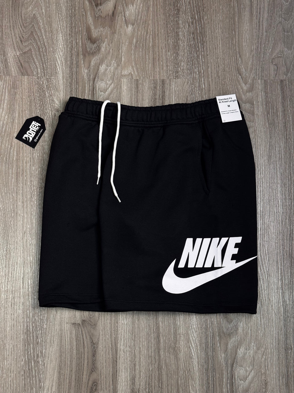 SHORTS MOLETOM NK ICON 02 - PRETO
