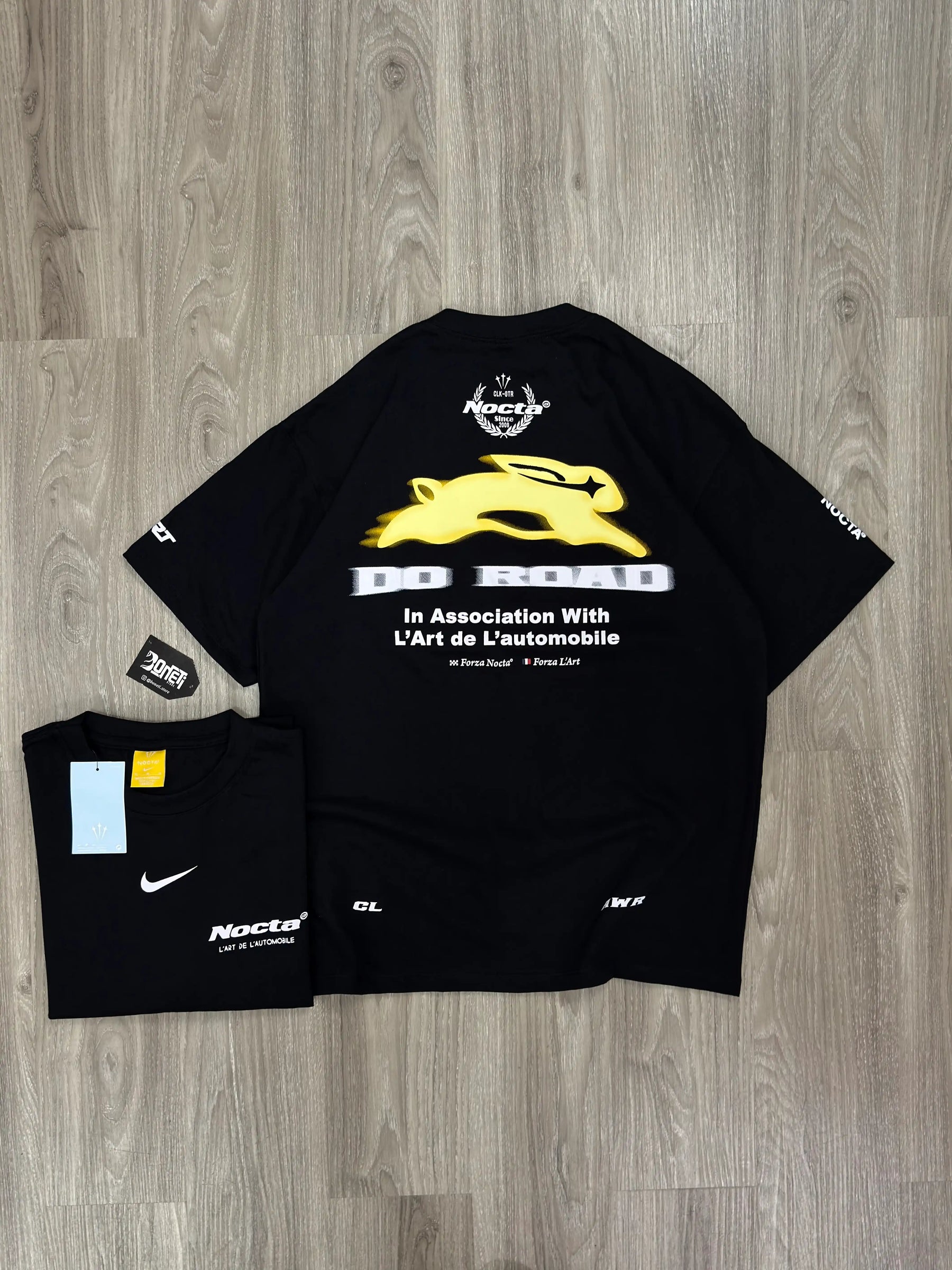 CAMISETA OVERSIZED NK X NOCTA ROAD - PRETO