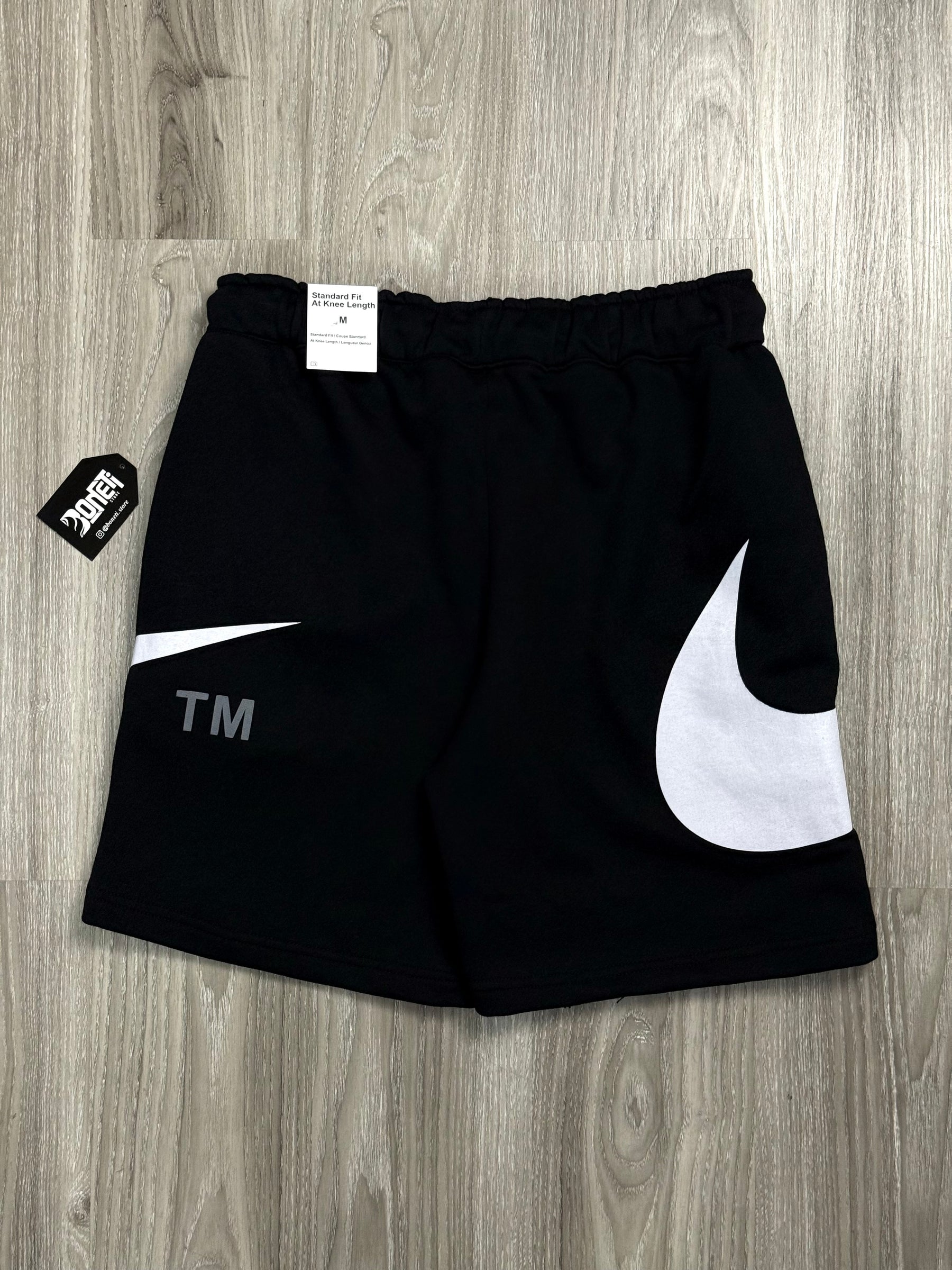 SHORTS MOLETOM NK BIG SWOOSH TM - PRETO