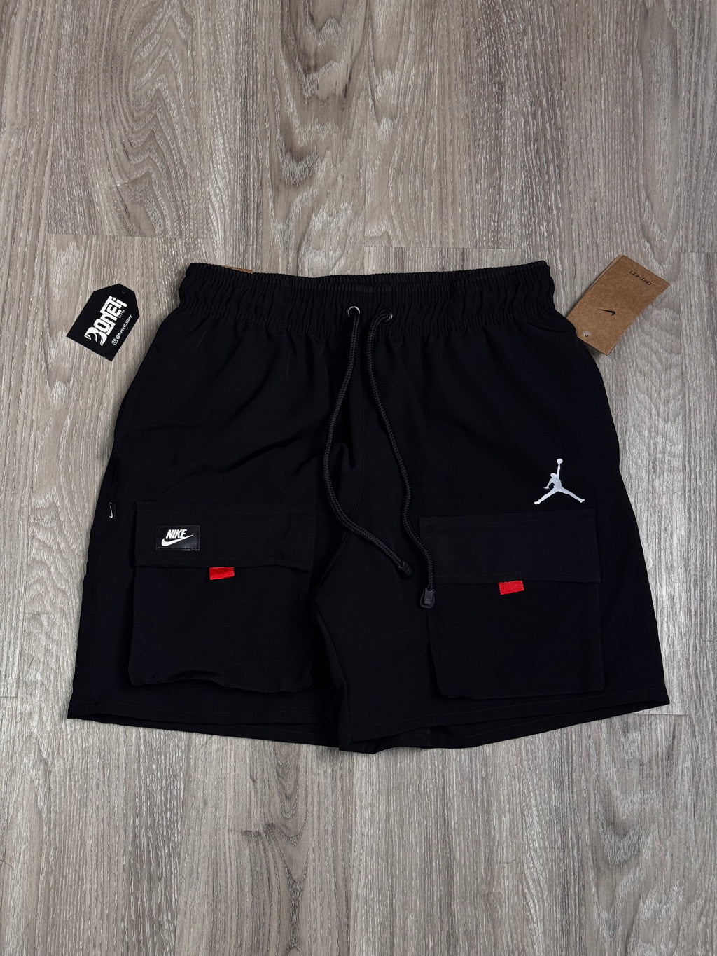 SHORTS TACTEL CARGO NK X JORDAN - PRETO