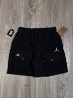 SHORTS TACTEL CARGO NK X JORDAN - PRETO
