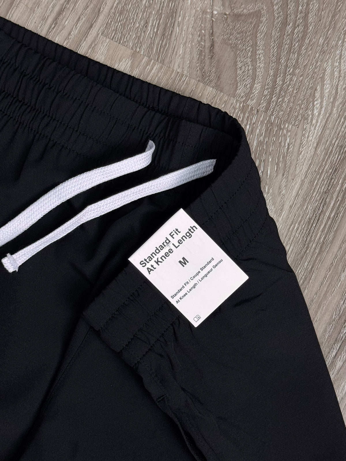 SHORTS TACTEL NK CLUB BORDADO - PRETO