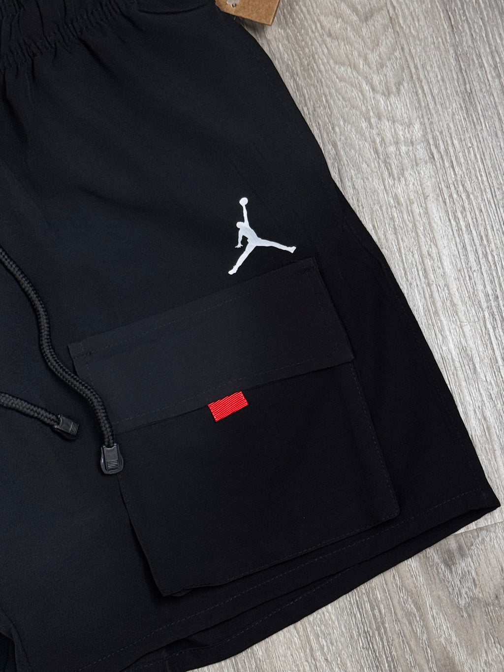 SHORTS TACTEL CARGO NK X JORDAN - PRETO