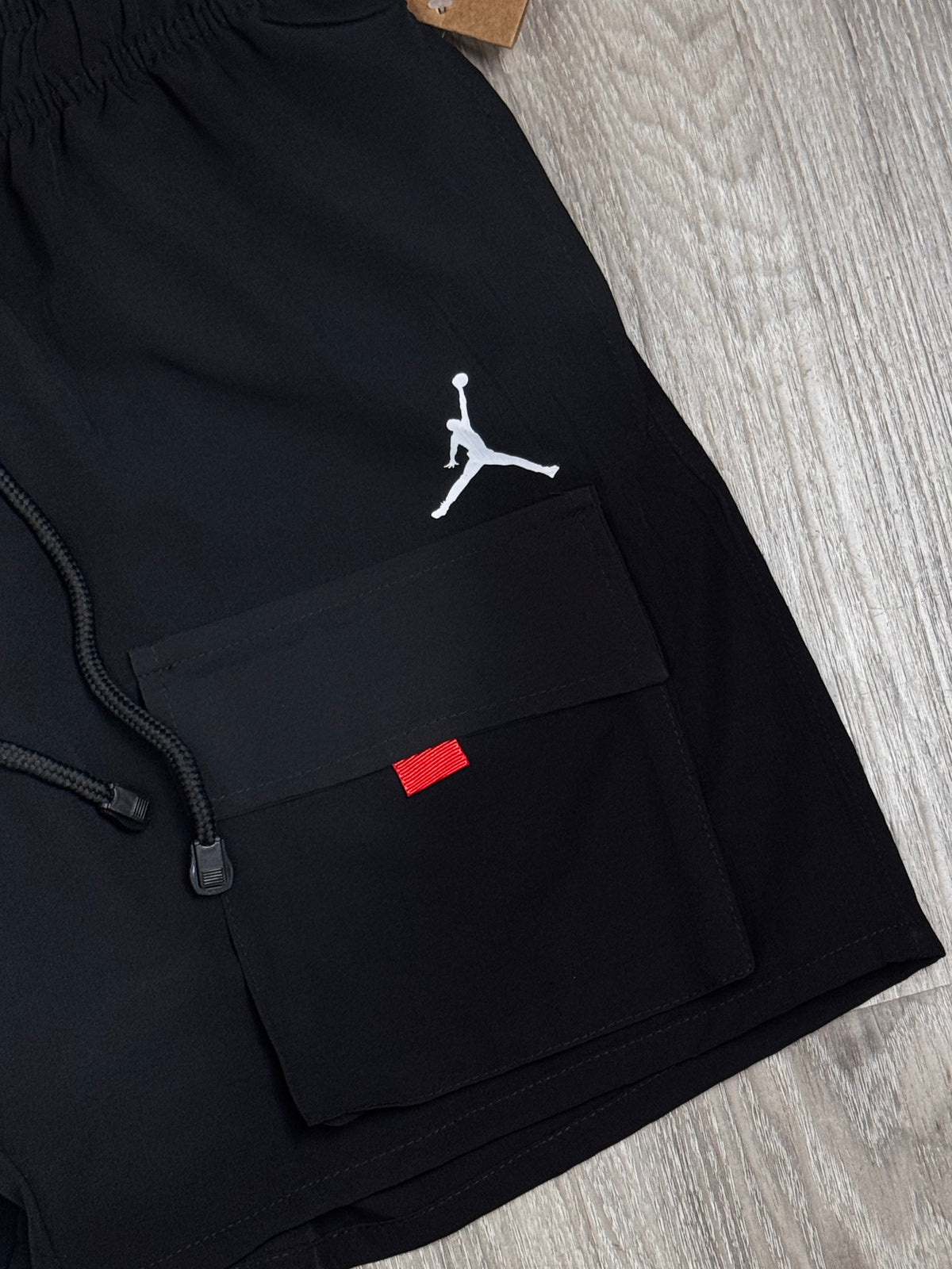 SHORTS TACTEL CARGO NK X JORDAN - PRETO