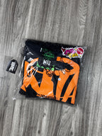 CONJUNTO SYNA WORLD MOLETOM - BLACK ORANGE