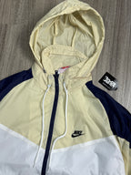 CORTA VENTO NK WINDRUNNER - CREME/AZUL