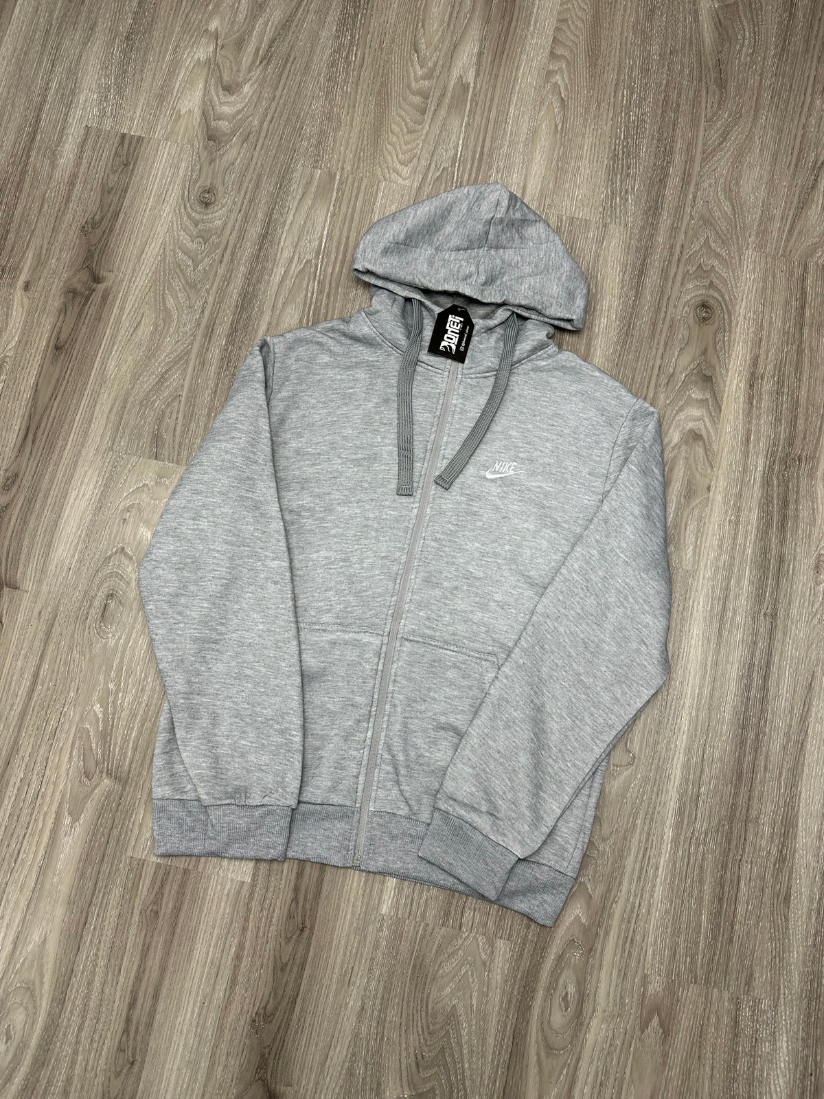 MOLETOM C/ ZÍPER NK CLUB - CINZA