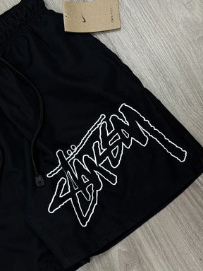 SHORTS TACTEL NK X STUSSY VAZADO - PRETO