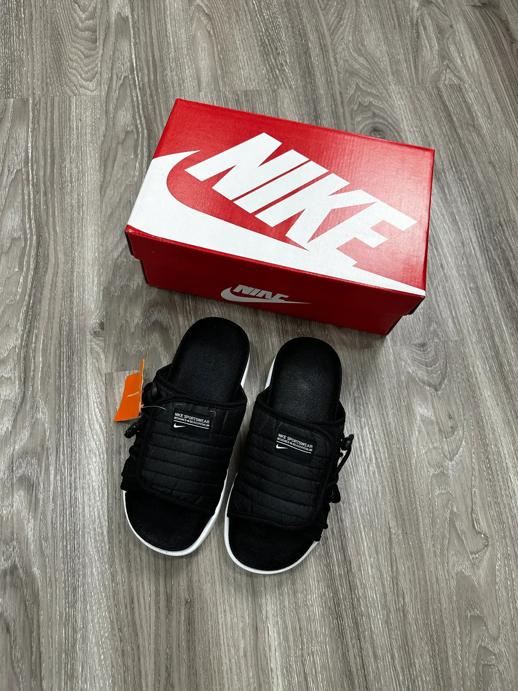 CHINELO SLIDE NK ASUNA 2.0 - PRETO/BRANCO